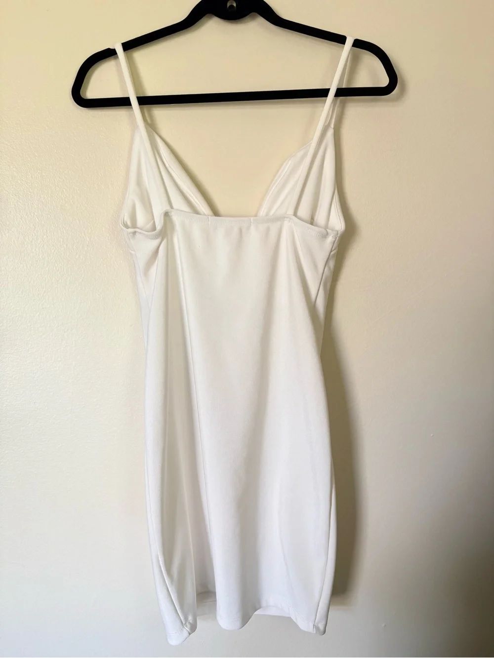 Monaco White V-Neck Sheath Dress Size Large - Picture 7 of 8